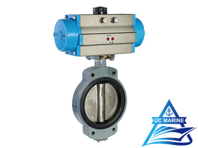 Marine Center-pivoted Pneumatic-drive Butterfly Valve