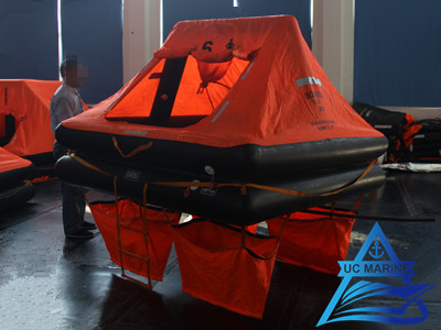 Throw Over Board Inflatable Liferaft for Yacht