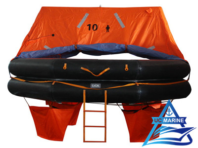 Throw Over Board Inflatable Life Raft