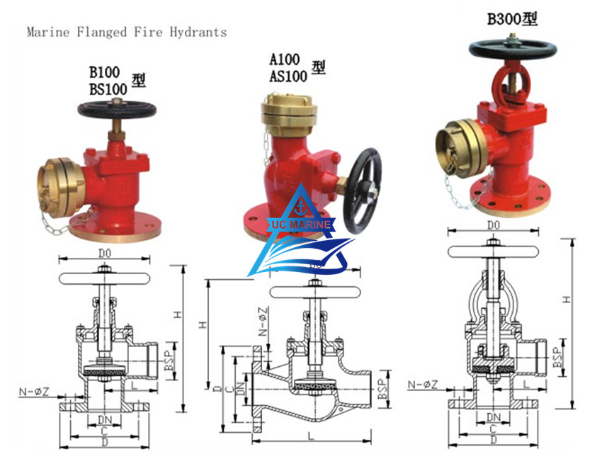 Marine Flanged Fire Hydrant from China Manufacturer - UC Marine China