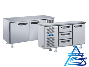 Marine Stainless Steel Worktable Refrigerator