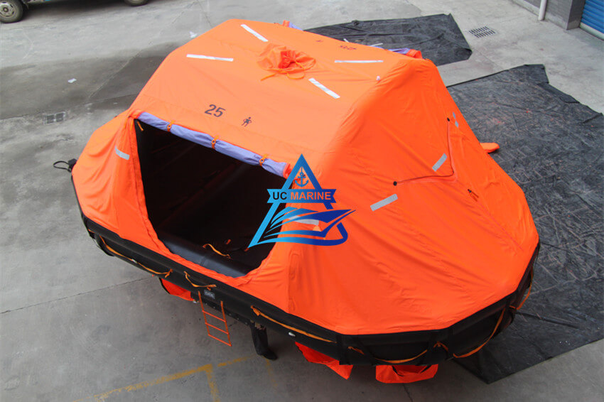 Davit-launched self-righting Inflatable Liferaft 25 Person 01.jpg