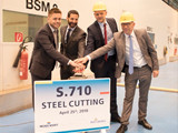 First Steel Cut for P&O Cruises’ Newest Ship