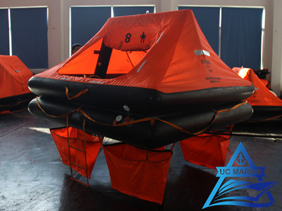 Throw Over Board Inflatable Liferaft for Yacht