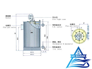 QXC Type Oil-fired Vertical Thermal Fluid Heater