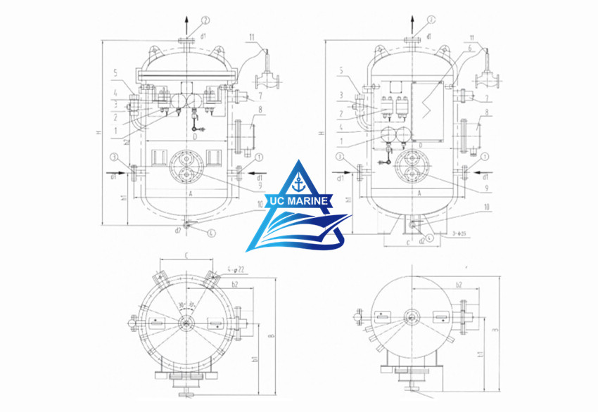 ZDR Series Marine Steam Electric Heating Hot Water Tank.jpg