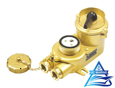 Marine Brass Watertight Socket with Chain Switch