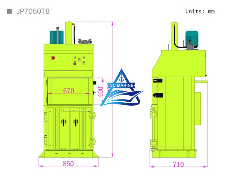 Ship Vertical Rubbish Baler Machine Manufacturer.jpg