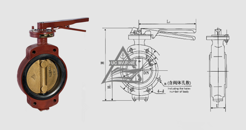 Marine Bronze Center-pivoted Screw-drive Manual Butterfly Valve.jpg