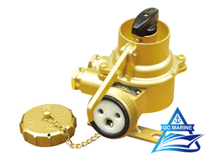 Shipboard Brass Watertight Socket with Chain Switch