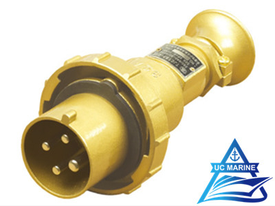 32A Marine Brass Watertight Plug