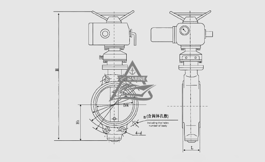 D Type Marine Center-pivoted Electric-drive Butterfly Valves.jpg