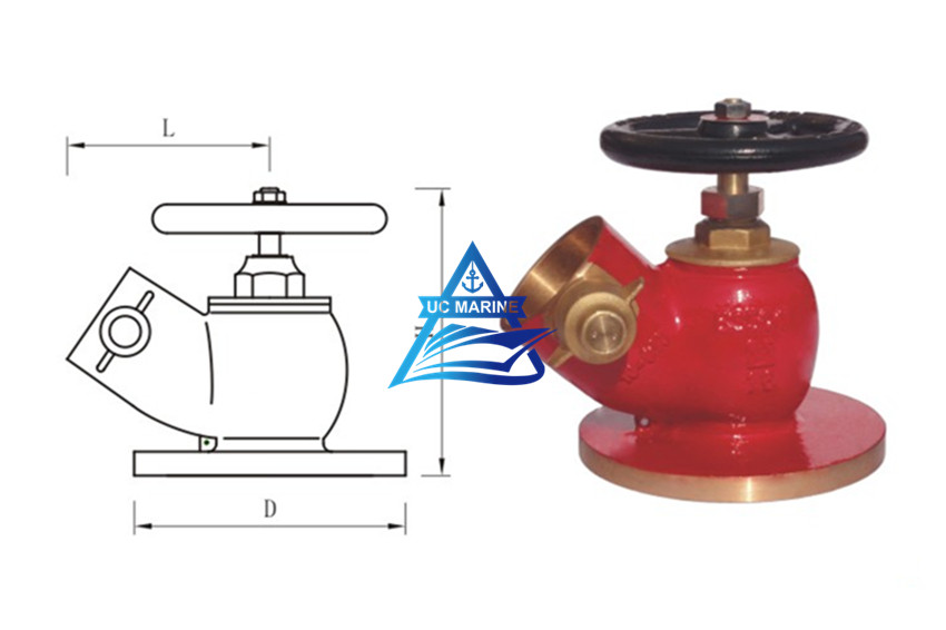 45&deg; Flanged Fire Hydrant 01.jpg