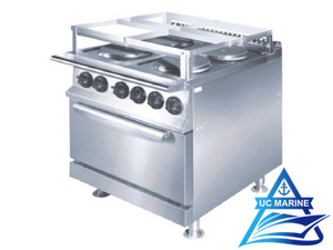 Marine Cooking Range with Oven (Round Hot Plate)