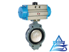 Marine Duo-eccentric-pivoted Pneumatic-drive Butterfly Valve