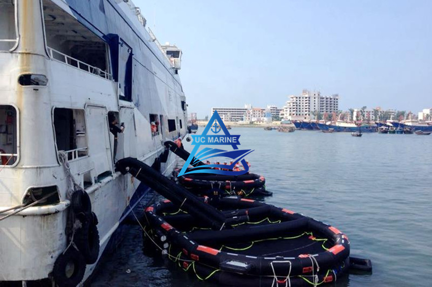 Inclined Single Chute Passage Marine Evacuation System from China