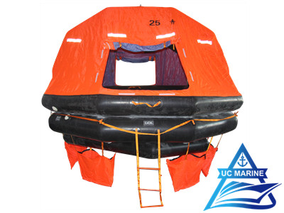Self-Righting Inflatable Life Raft